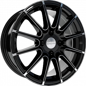 Диск литой 16x7.0 4x108 ET32 d65.1 SKAD LE-MANS (Алмаз Черный)